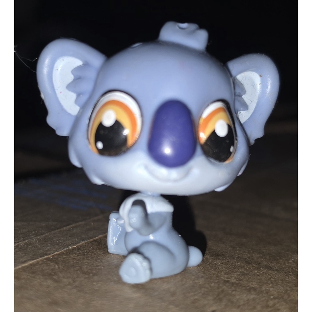 LPS Littlest Pet Shop Authentic Koala 3833 Sideburns Walker Figure Blue Hasbro